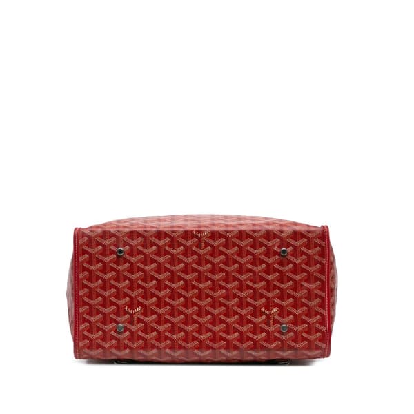 Pre-owned Goyard Goyardine Saint Leger Backpack Red