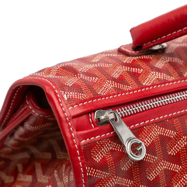 Pre-owned Goyard Goyardine Saint Leger Backpack Red