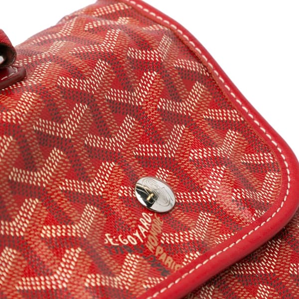 Pre-owned Goyard Goyardine Saint Leger Backpack Red