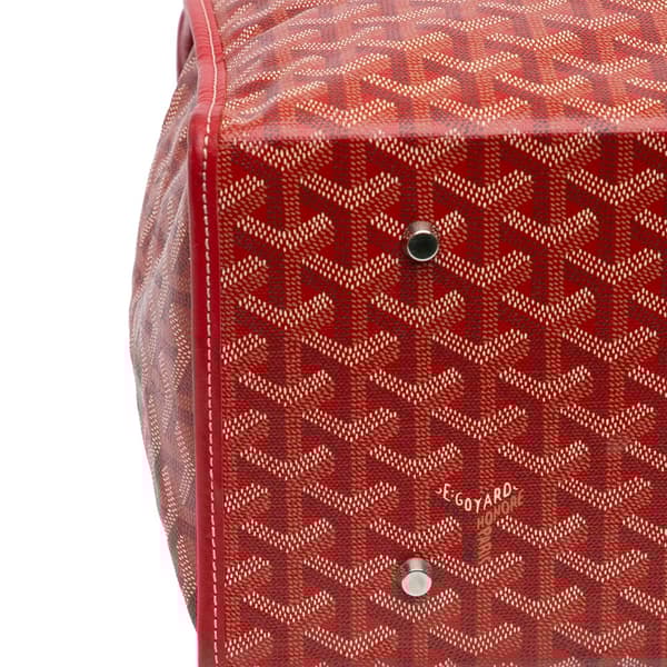 Pre-owned Goyard Goyardine Saint Leger Backpack Red