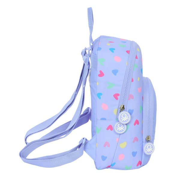 Rento reppu Benetton Lila Liila 25 x 30 x 13 cm