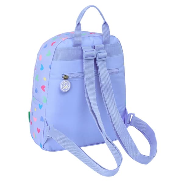 Rento reppu Benetton Lila Liila 25 x 30 x 13 cm