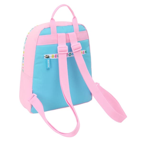 Rento reppu Benetton Unique Pinkki Turkoosi 25 x 30 x 13 cm