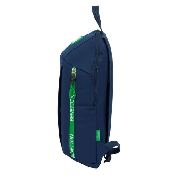 Casual Rygsæk Benetton Green Marineblå 22 x 39 x 10 cm