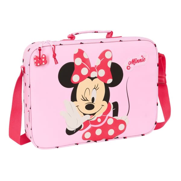 Koulusalkku Minnie Mouse Naive Pinkki 38 x 28 x 6 cm