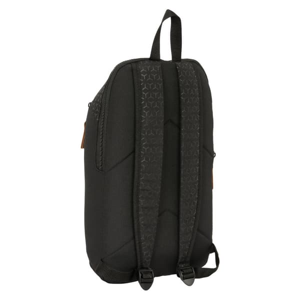 Ryggsäck Casual BlackFit8 Old school Svart Grå 22 x 39 x 10 cm