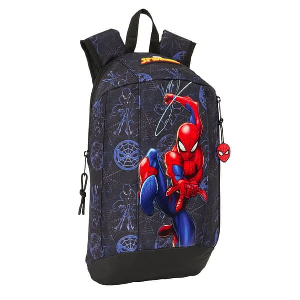 Ryggsäck Casual Spider-Man Attack Svart 22 x 39 x 10 cm
