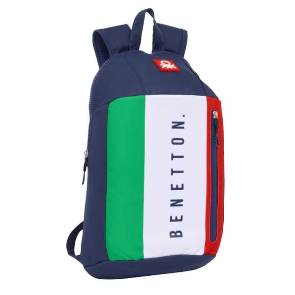 Ryggsäck Casual Benetton Flag Marinblå 22 x 39 x 10 cm