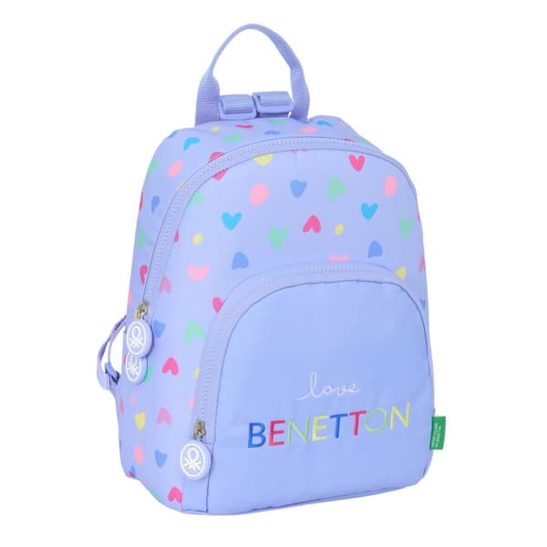 Rento reppu Benetton Lila Liila 25 x 30 x 13 cm