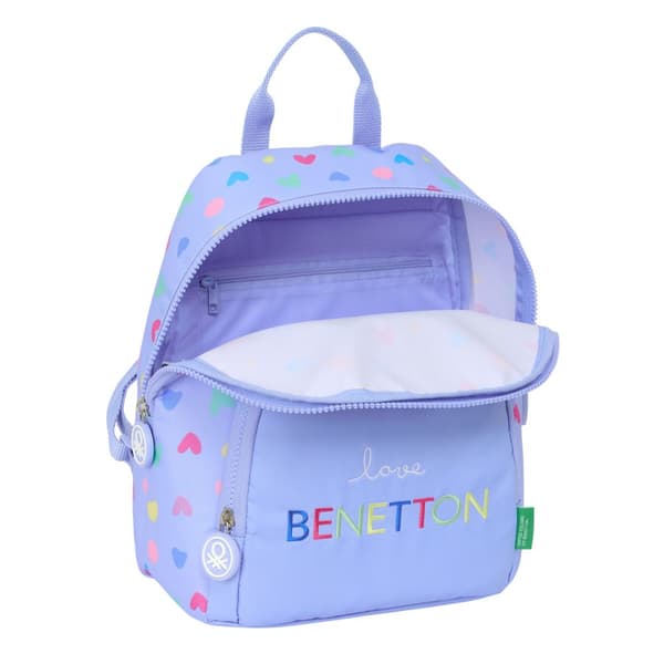 Rento reppu Benetton Lila Liila 25 x 30 x 13 cm