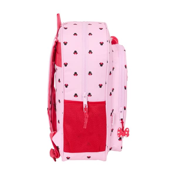 Skoletaske Minnie Mouse Naive Pink 32 x 38 x 12 cm