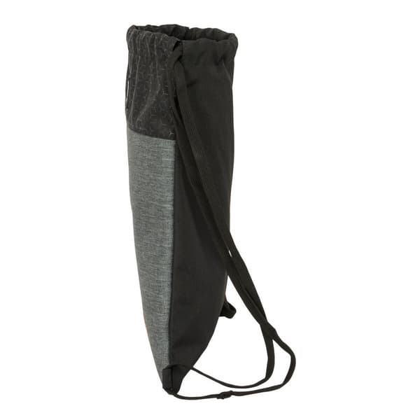 Rygsæk med Snore BlackFit8 Old school Sort Grå 35 x 40 x 1 cm