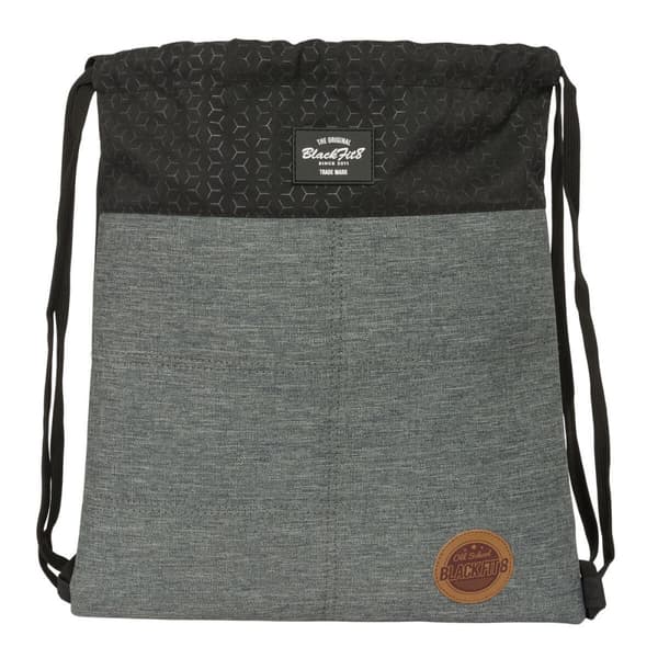 Rygsæk med Snore BlackFit8 Old school Sort Grå 35 x 40 x 1 cm