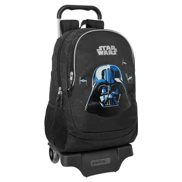 Reppu pyörillä Star Wars Rebellion Musta 32 x 44 x 16 cm