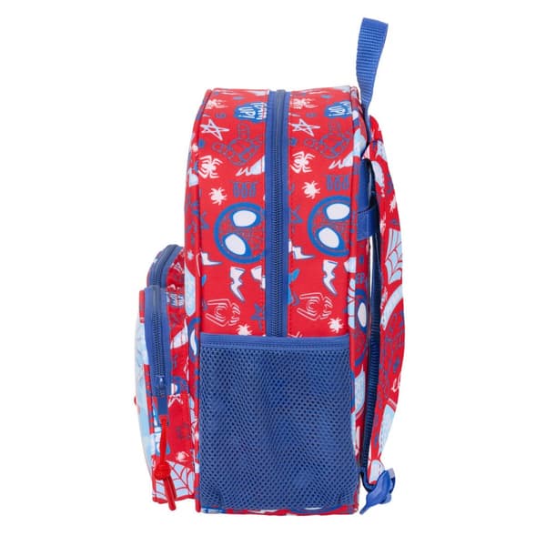 Skolryggsäck Spider-Man Rescue Blå Röd 22 x 27 x 10 cm