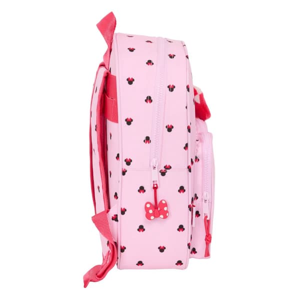 Skolryggsäck Minnie Mouse Naive Rosa 28 x 34 x 10 cm