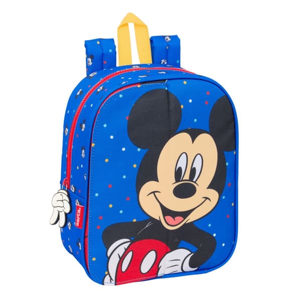 Skolryggsäck Mickey Mouse Clubhouse Good day Blå 22 x 27 x 10 cm