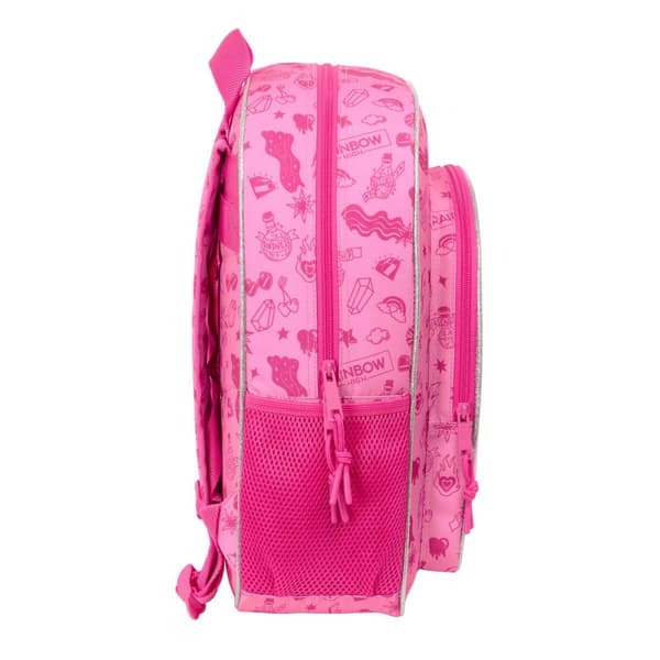 Skolryggsäck Rainbow High Shine Multicolour 32 x 38 x 12 cm