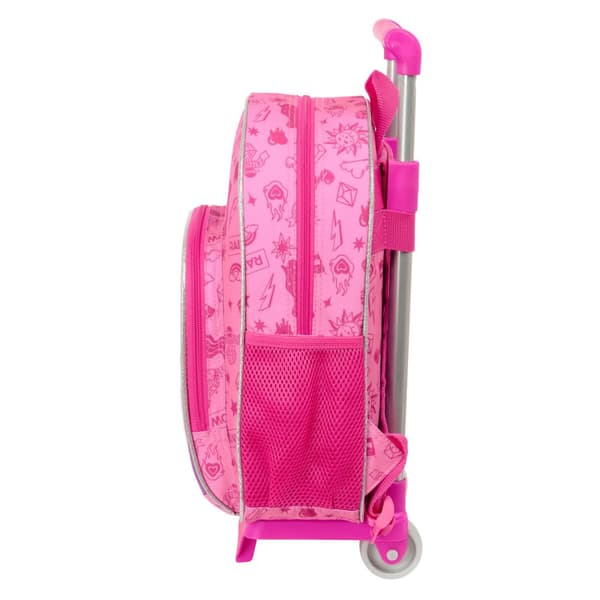 Skolväska med hjul Rainbow High Shine Multicolour 28 x 34 x 10 cm