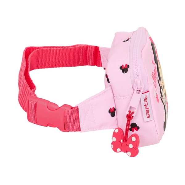 Bæltetaske Minnie Mouse Naive Pink 14 x 11 x 4 cm