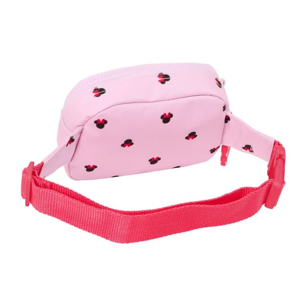 Bæltetaske Minnie Mouse Naive Pink 14 x 11 x 4 cm