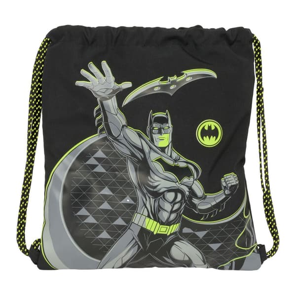 Skopåse med remmar Batman Game over Svart 35 x 40 x 1 cm