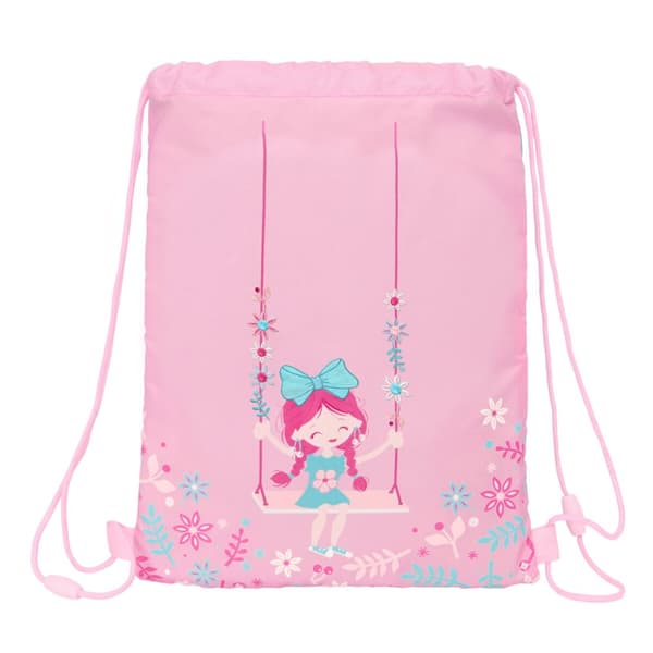 Skopåse med remmar Glow Lab Swing Multicolour 26 x 34 x 1 cm