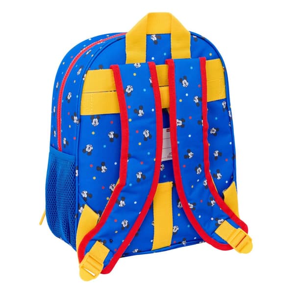 Skolebag Mickey Mouse Clubhouse Good day Blå 28 x 34 x 10 cm