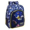 Miniatyrbilde 1 av 3: Skolebag Sonic City Blå 26 x 34 x 11 cm