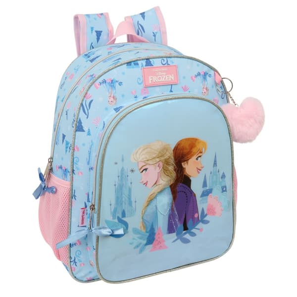 Skolebag Frozen Ice magic Blå 32 x 38 x 12 cm