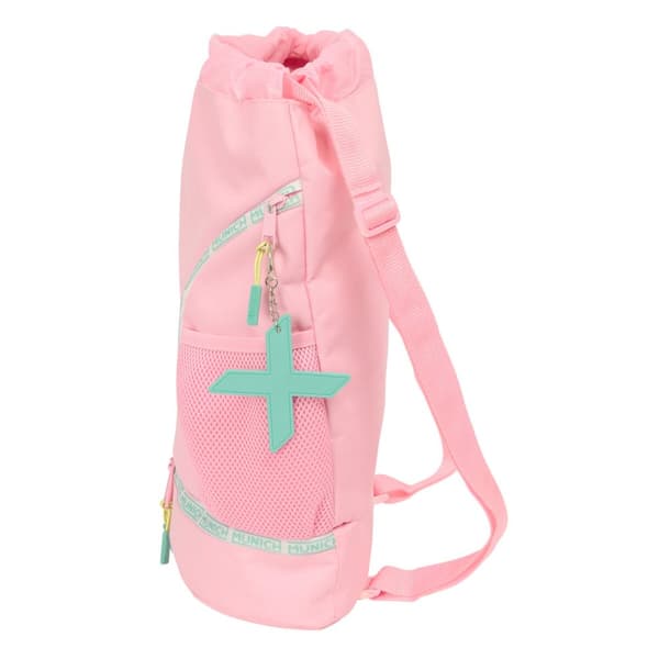 Ryggsekk med Stringer Munich Candy Rosa 35 x 40 x 1 cm