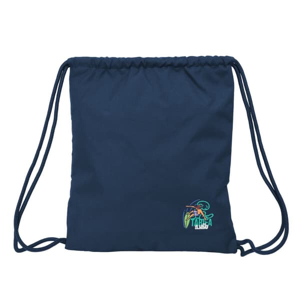 Ryggsekk med Stringer El Niño Kook Marineblå 35 x 40 x 1 cm