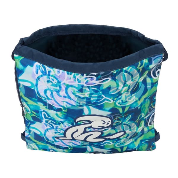 Ryggsekk med Stringer El Niño Kook Marineblå 35 x 40 x 1 cm
