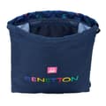 Miniatyrbilde 4 av 4: Ryggsekk med Stringer Benetton Damero Marineblå 35 x 40 x 1 cm