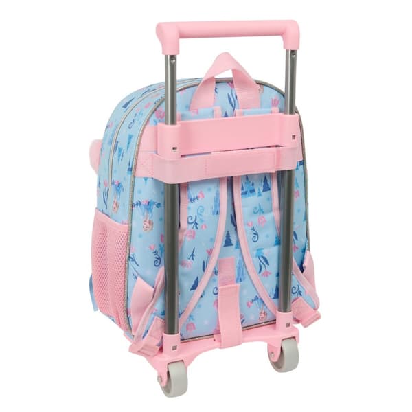 Skoleryggsekk med Hjul Frozen Ice magic Blå 28 x 34 x 10 cm