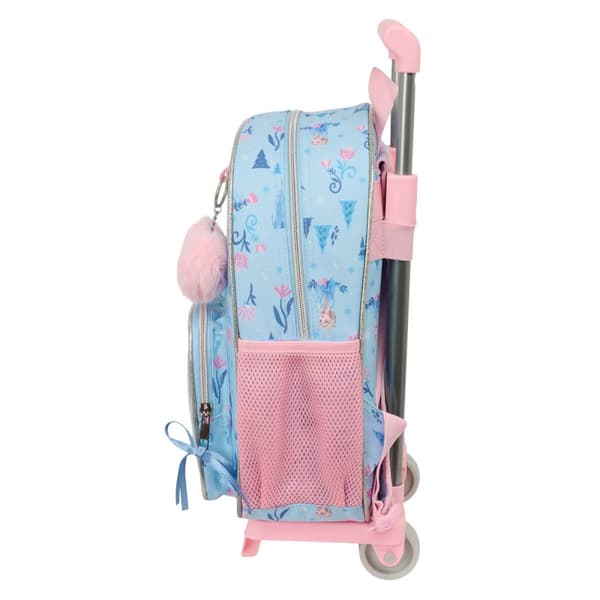 Skoleryggsekk med Hjul Frozen Ice magic Blå 28 x 34 x 10 cm