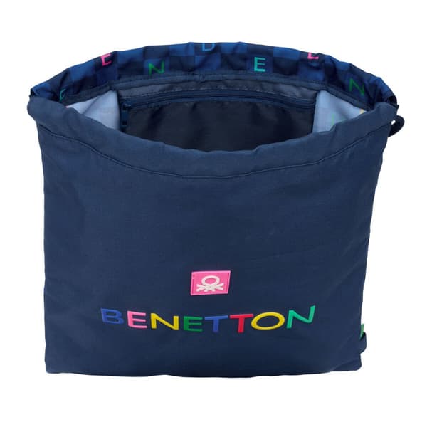 Narureppu Benetton Damero Laivastonsininen 35 x 40 x 1 cm