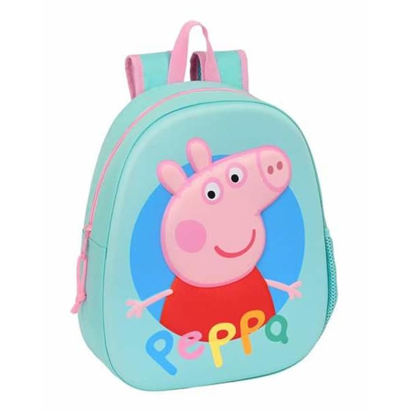 Skolryggsäck Peppa Pig Turkos