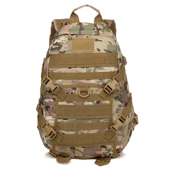 Letvægts Vandretursrygsæk, Holdbart Oxford Materiale, 35L Kapacitet,CP Camouflage