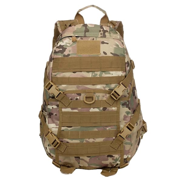 Letvægts Vandretursrygsæk, Holdbart Oxford Materiale, 35L Kapacitet,CP Camouflage
