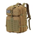 Miniatyrbillede 1 af 2: Stort kapacitet taktisk rygsæk, vandtæt 1000D nylon, komfortabel pasform,Khaki (50L)