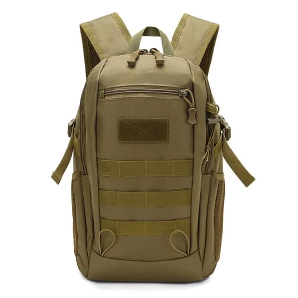 Nylon taktisk ryggsäck, mångsidig användning, lättviktsdesign,khaki