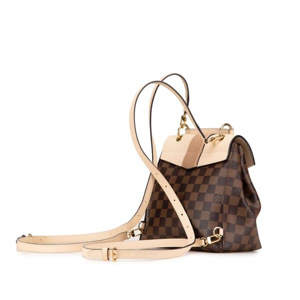 Pre-owned Louis Vuitton Damier Ebene Clapton Brown