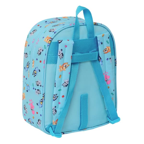 Skolebag Bluey Himmelblå 22 x 27 x 10 cm