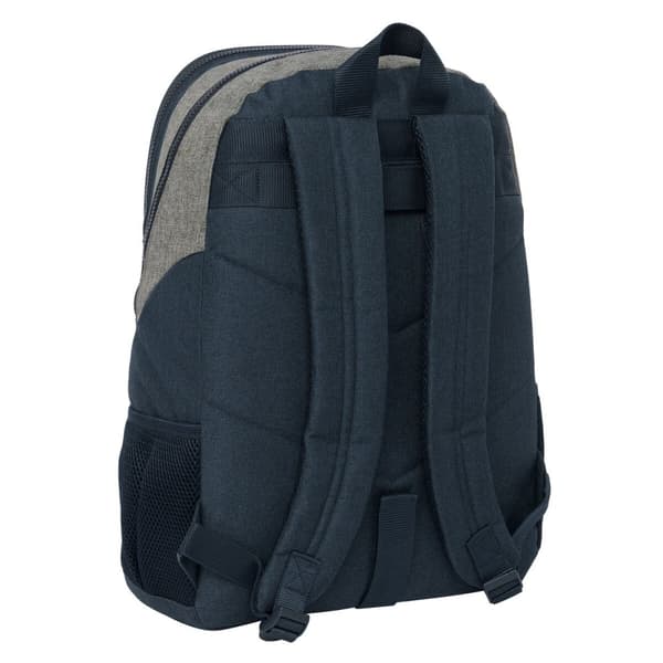 Skolebag Kappa Dark navy Grå Marineblå 32 x 44 x 16 cm