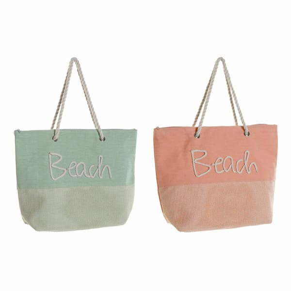Laukku DKD Home Decor Beach Ranta 3 osaa