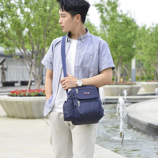 INF Herre Crossbody Taske med Vandflaskeholder