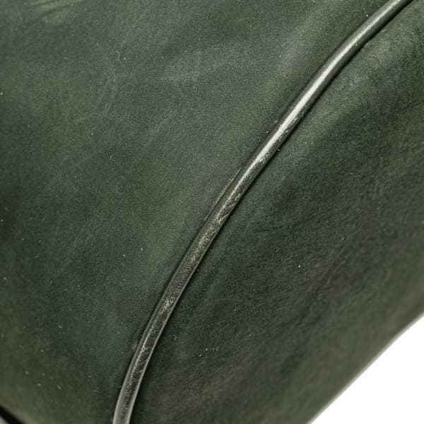 Pre-owned Ferragamo Vara Suede Backpack Green