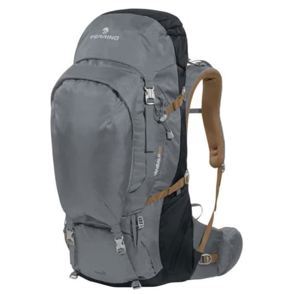 Trekking ryggsäck - Ferrino - Transalp 60 - 60L - Mörkgrå - Ergonomisk