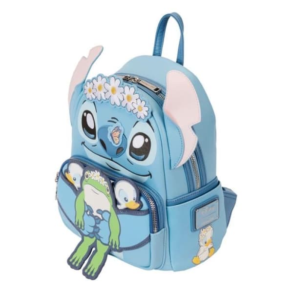 Ryggsäck - Disney - Lilo and Stitch - Polyester - 23x27x11 cm - Barn